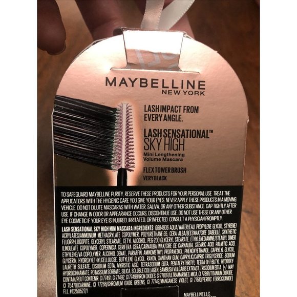 Maybelline Limited Edition Lash Sensational Sky High Mini Mascara Very Black - Picture 5 of 5